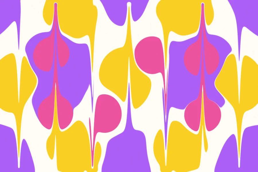 Gelgit, gemalt in meinem Ebru-Spiel